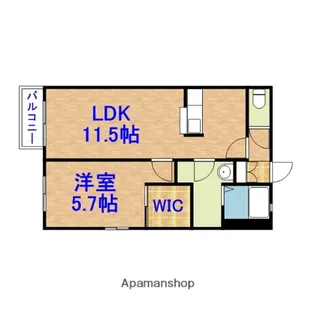 ヴィラ・レイクサイド【2階】の間取り