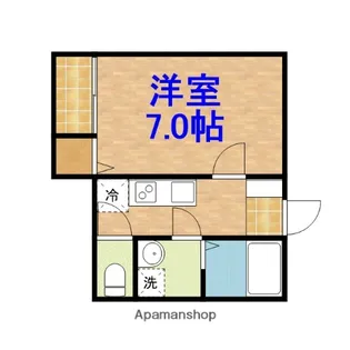 フェリス浜野町【1階】の間取り