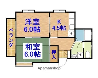 ハウスMT【101号室】の間取り