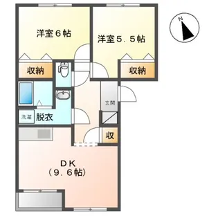 シティルミナスⅥ【1階】の間取り