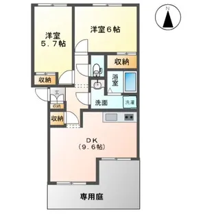 シティルミナスⅡ【1階】の間取り