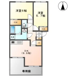 シティルミナスⅡ【1階】の間取り