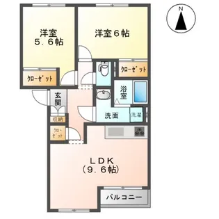 シティルミナスⅡ【2階】の間取り