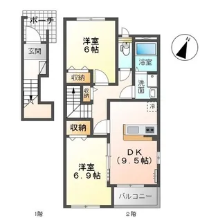 LUMINOUS【2階】の間取り