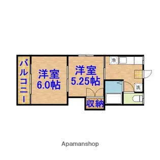 ハニーハイツ【2階】の間取り