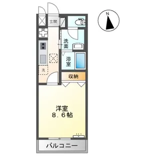 サンモール【1階】の間取り