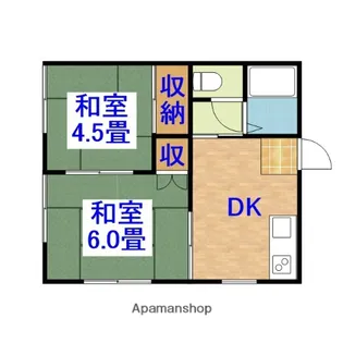 サンステージ【201号室】の間取り