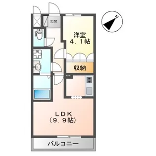 メゾン・ド・ピュア【1階】の間取り
