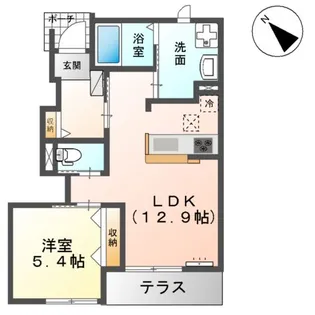 PRESAGE【1階】の間取り