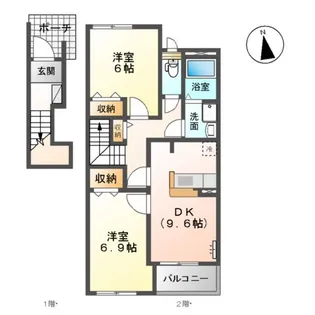 SOCIO FAMILIA【2階】の間取り