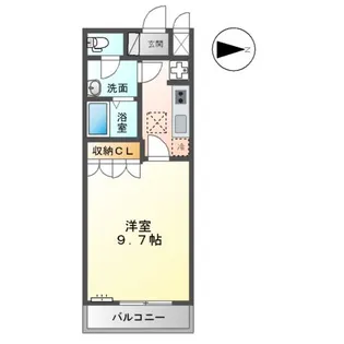 ロン・ボヌール【1階】の間取り