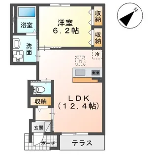グランドソレーユ【1階】の間取り