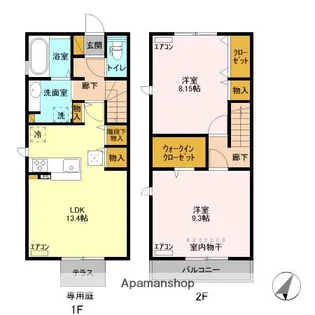 GLOIRE TROIS【1階】の間取り