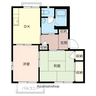 ファミリーステージ東郷C【1階】の間取り