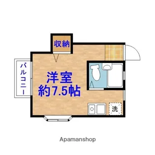 グランディハイツ茂原C【201号室】の間取り