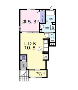 ぎのみ【1階】の間取り