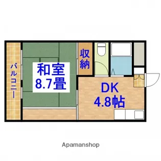 シャトーキエ【1階】の間取り
