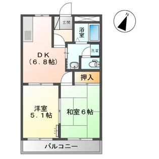 サンヒルズ【2階】の間取り