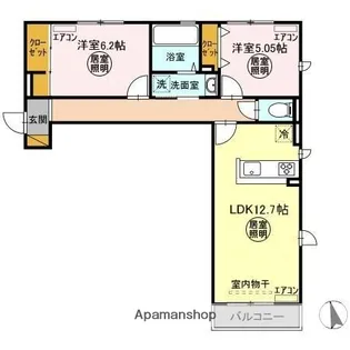 RESO CALM【3階】の間取り