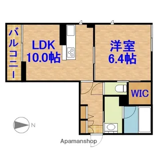 オアシスC【2階】の間取り