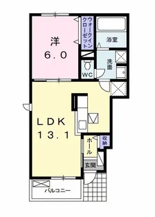 グレースヴィラージュ 壱番館【1階】の間取り