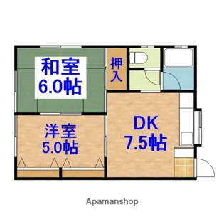 前田コーポ【1階】の間取り