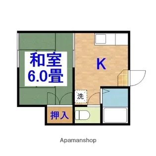 ホワイトハウス【1階】の間取り