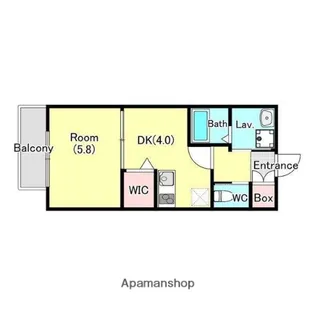 シャルコートSOGA【2階】の間取り