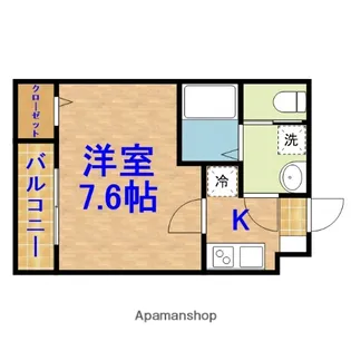 千葉県千葉市中央区村田町【アパート】の間取り