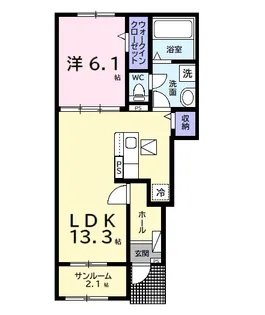 プレリュード【1階】の間取り