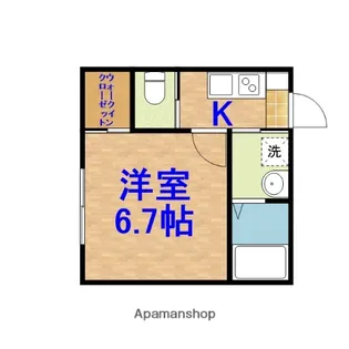 フェリオ葛城【1階】の間取り