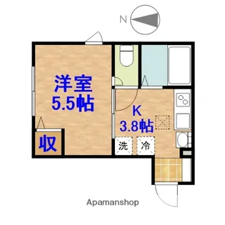 パステール・グランおゆみ野【1階】の間取り