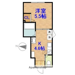 パステール・グランおゆみ野【1階】の間取り