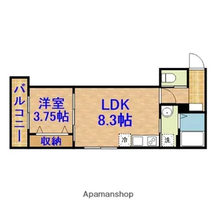 SUN HORIZON Ⅱ【1階】の間取り