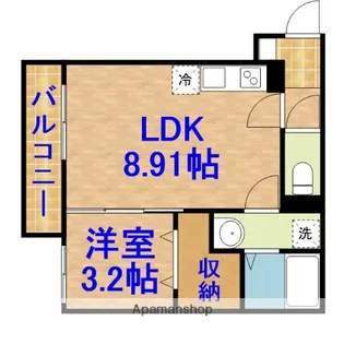 AJ千葉寺003【1階】の間取り