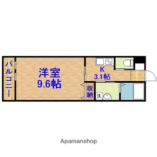 TAC FOREST(タックフォレスト)【3階】の間取り