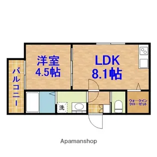 S−COURT千葉寺【2階】の間取り