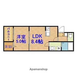 S−COURT千葉寺【3階】の間取り