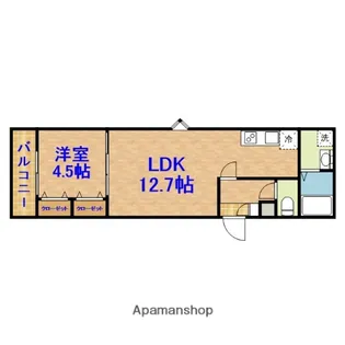 ジーメゾン千葉村田町エベッラ【3階】の間取り