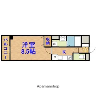 DOビル千葉寺【1階】の間取り