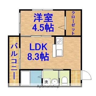 ラ・ターナ本千葉【1階】の間取り