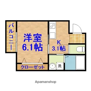 ラ・ターナ本千葉【1階】の間取り