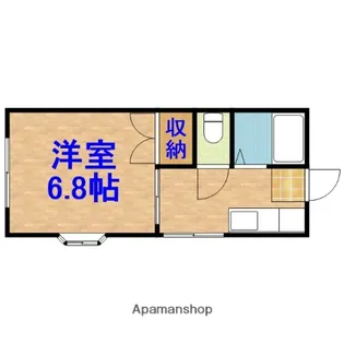 グローバルハイツ【2階】の間取り