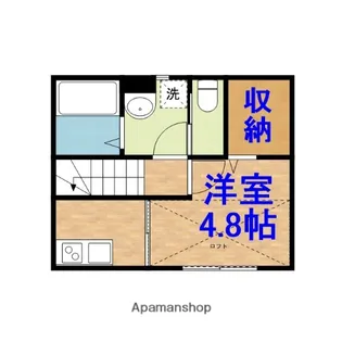 ナリトモ誉田A【2階】の間取り