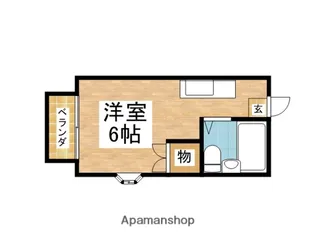 エステートグリーンピア【103号室】の間取り