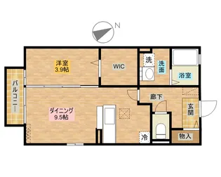 エスペランサ【2階】の間取り