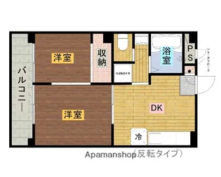 千葉県木更津市朝日1丁目【マンション】の間取り