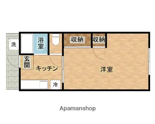 セコンズⅢ【101号室】の間取り