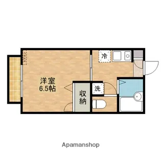 サンセールアレスB【101号室】の間取り