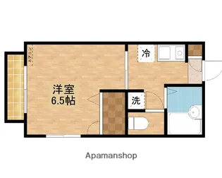 サンセールアレスB【201号室】の間取り